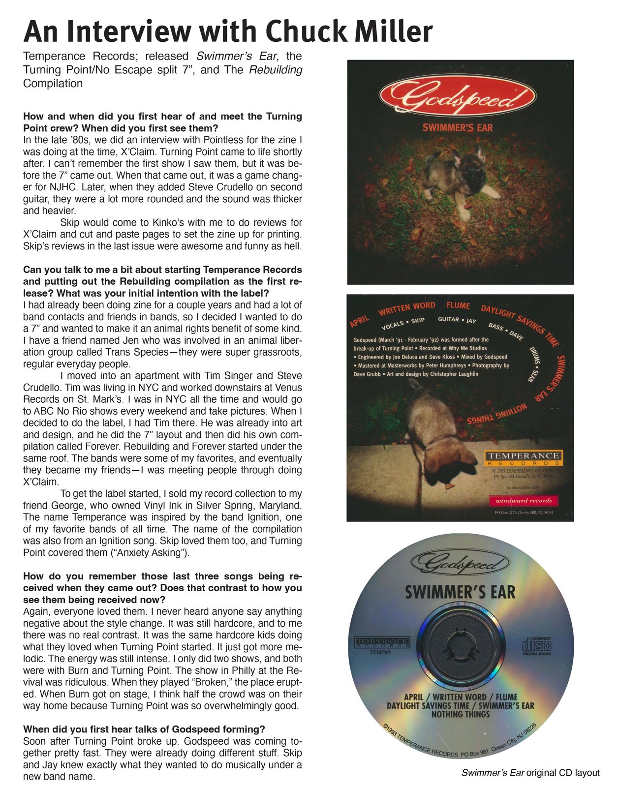 GODSPEED Fanzine by Frankie Weaver | Shining Life Press